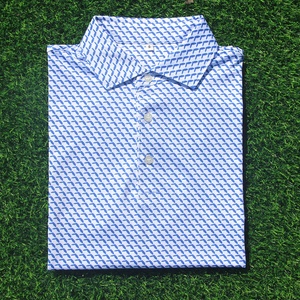 شعار مخصص طباعة بالتصعيد نمط شريط عادي البوليستر محبوك الجافة الاطفال الرجال جولف بولو تي شيرت مع شعار التطريز - Product Image 3