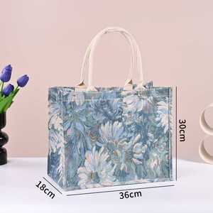 Custom Prints Reusable <b>Canvas</b> <b>Bags</b> <b>Large</b> Capacity CanvasTote <b>Bags</b> Outdoor Travel Shopping Tote <b>Bags</b> - Product Image 5