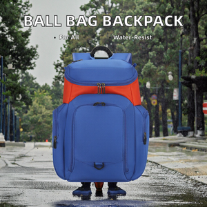 กระเป๋าเป้กีฬากันน้ำแฟชั่น พร้อมซิปปิด สำหรับใช้ได้ทั้งชายและหญิง  กระเป๋านักเรียนสำหรับใส่บาสเก็ตบอลและฟุตบอล มีช่องใส่ลูกบอล - Product Image 2