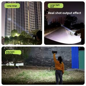 Di động năng lượng mặt trời siêu sáng đèn pin tất cả-trong-một với ngân hàng điện, loa, máy nghe nhạc MP3 & <span class=keywords><strong>FM</strong></span> radio, đa-sử dụng tìm kiếm ánh - Product Image 5