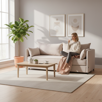 2026 Neues Multifunktionales Klappsofa-Bett mit Stauraum für Kleine Wohnungen, Modernes Stoff-Schlafsofa mit Einzelbettfunktion