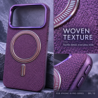 Nouvelle coque de téléphone minimaliste INS style bague magnétique rouge bordeaux 2026 pour iPhone 18 17 16 15 14 13 Pro Max, vente en gros avec 7 couleurs