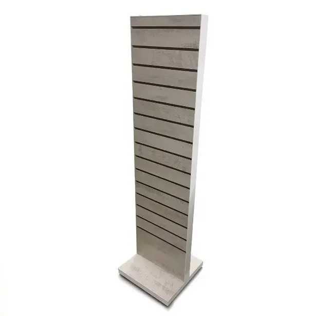 Retail Shop Socks Display Cap Stand Wood Double Sided Slatwall Retail Display