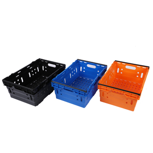 Caja de plástico apilable y encajable ampliamente utilizada de buena calidad para frutas y verduras - Product Image 1