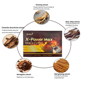 개인 라벨 에너지 커피 파워 허브 건강한 남성 활력 남성용 인스턴트 블랙 마카 커피 - Product Image 5