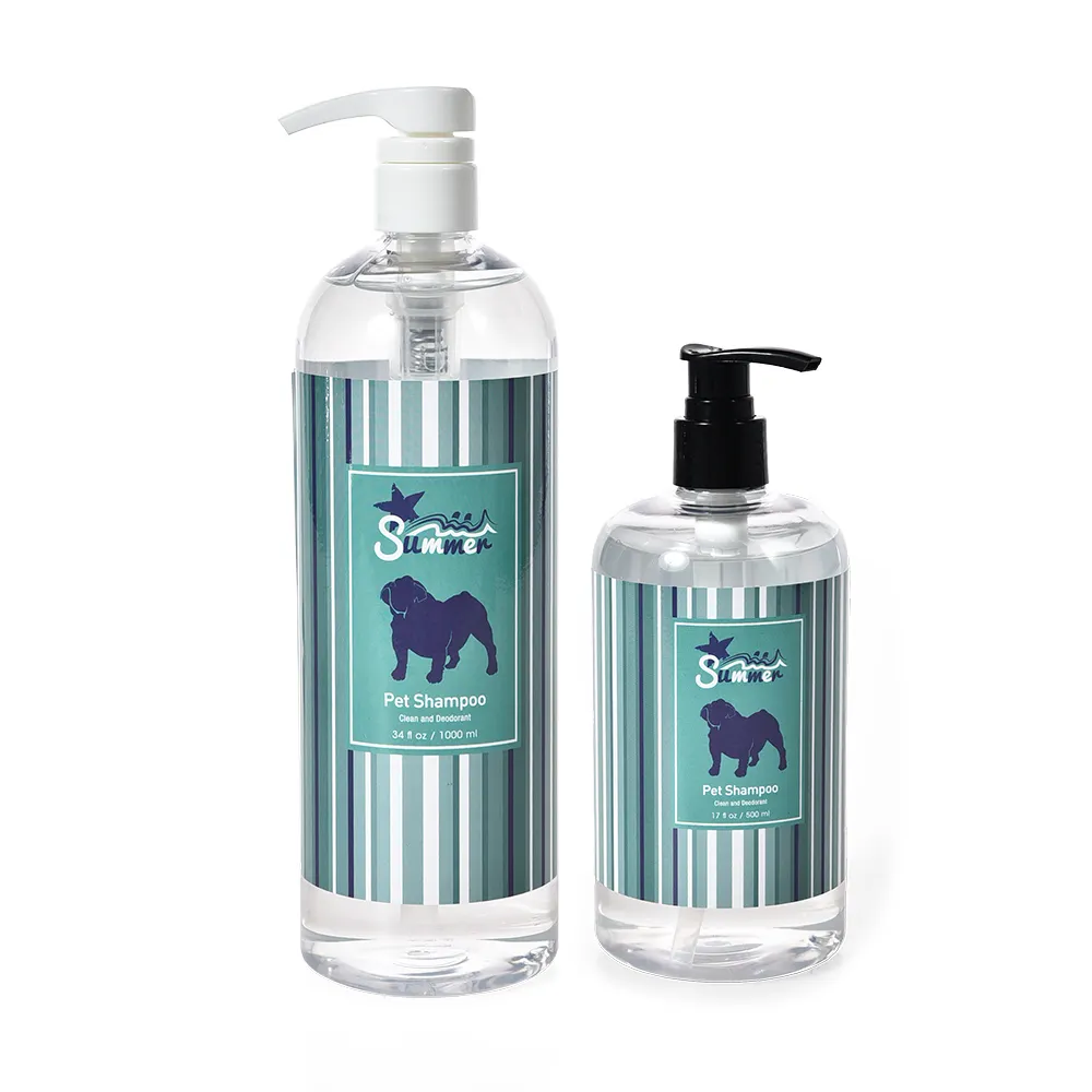 Shampooing pour animaux de compagnie après-shampoing de marque privée personnalisé produits de nettoyage et de toilettage pour animaux de compagnie soins infirmiers prurit désodorisant chat chien shampooing