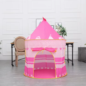 Tente de jeu pour enfants, château pour jouer à l'intérieur et à l'extérieur, jeu de simulation, pop-up <span class=keywords><strong>princesse</strong></span> - Product Image 5