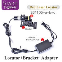 Module laser rouge réglable 26*105 étanche 130mW 5V, localisateur de faisceau laser vert pour machine de découpe de pierre