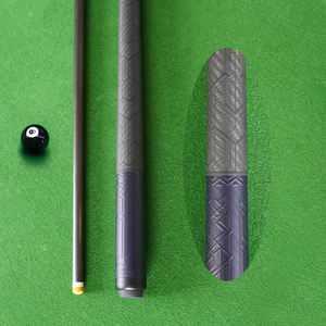 ไม้คิวคาร์บอนแท้ 11.8/12.5 มม. |   ไม้คิวสนุ๊กเกอร์คาร์บอนไฟเบอร์จากโรงงานโดยตรง, แบบ 1/2 ท่อน พร้อมข้อต่อและลายฝังสแตนเลส - Product Image 2