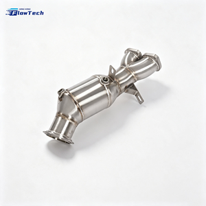 Tubería de Escape FlowTech de Alta Calidad en Acero Inoxidable SS304 para BMW E92 335i E90 E93 N55 3.0T, Alto Flujo, Ajuste Directo, Acabado Profesional Pulido a Espejo - Product Image 1