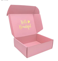 Vente en gros d'emballage cadeau universel double face carton ondulé carton avion conception déchirable soutien-gorge intimes disparaissant