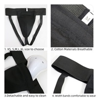 Protège-aine en coton, durable, écologique, pour les arts martiaux, le kick-boxing, protège-aine, soutien-gorge de sport, entraînement sportif
