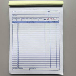 Faktur Menu Pesanan Restoran Khusus untuk Daftar Penjualan Pengiriman Perdagangan Luar Negeri - Product Image 1