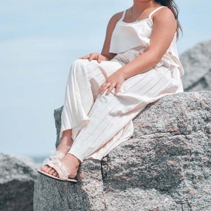 Trending Products New Arrivals Multi-Layer Cami <b>Top</b> and Pleated Wide Leg Pants Set Solid Color Girls Outfits Summer - Product Image 4