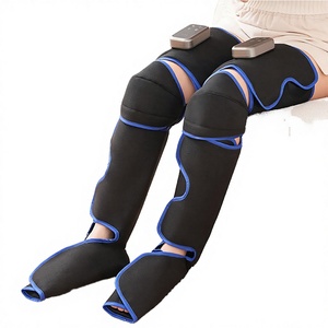High Quality USB Rechargeable <b>Wireless</b> Remote <b>Control</b> Leg Massager with Air Compression <b>Heating</b> Pain Relief & Muscle Relaxation - Product Image 3