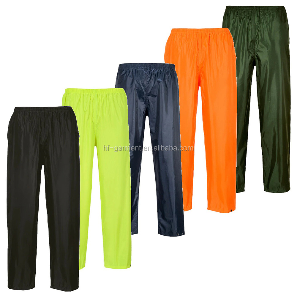 Adult Men's Waterproof Raincoat - Sealed Seams & Custom Logo