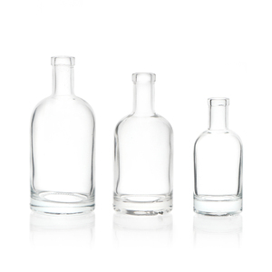 Bán buôn 330ml & 500ml vòng rỗng hổ phách rõ ràng Glass <span class=keywords><strong>Beer</strong></span> chai cho nước thơm & bia bao bì - Product Image 1