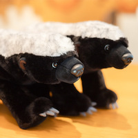 Peluche super douce en forme de lapin, jouet anti-stress, finition lavée, poupée de personnage de leader dominant africain, tête plate, modèle frère