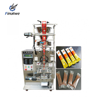 Machine d'emballage verticale automatique à moteur électrique Finalwe pour le remplissage et la fermeture de sachets de sauce mayonnaise, haute précision