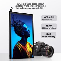 Monitor Portátil de 18.5 Pulgadas IPS Full HD 60Hz con Retroiluminación LED de Alta Frecuencia de Actualización y Tiempo de Respuesta de 30ms para PC, Directo de Fábrica