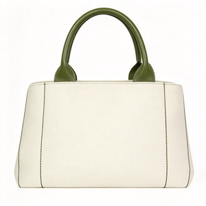 Sac fourre-tout en toile de haute qualité à rayures avec boucle magnétique, design unique et original pour les courses et les trajets estivaux - Product Image 4