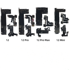 Trabalho Completo Para iPhone 12 12pro Max Motherboard Com Face ID 64GB 128GB 256GB Placa lógica 100% Original Desbloqueado Mainboard