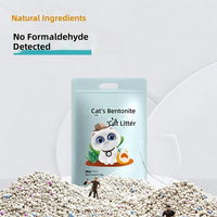 Litière pour chat en bentonite en gros : contrôle puissant des odeurs, agglomération rapide, faible poussière, anti-adhérente, pour plusieurs chats