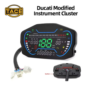Tableau de bord LCD pour moto sud-américaine, très demandé, compatible Ducati, compteur de vitesse multifonctionnel avec jauge de carburant, universel - Product Image 6