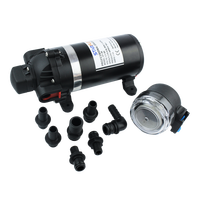 Pompa Diafragma STARFLO DP-100 12V 5.5LPM 100Psi Self Priming Tekanan Tinggi Otomatis untuk Taman