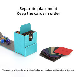 Torson yüksek kalite PU deri TCG Fo RMTG Yugioh <span class=keywords><strong>Tarot</strong></span> için standart kart Nintendo ejderha kalkan kurulu oyun kartı bölücü plastik - Product Image 5