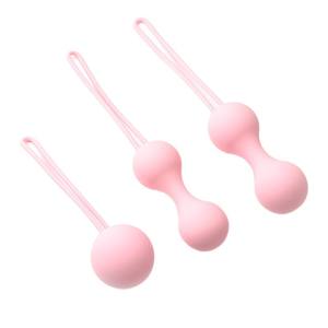 3 Parçalı Pelvik Taban Egzersiz Aleti - Kadın Vajinal Silikon <span class=keywords><strong>Kegel</strong></span> Topları Kas Geliştirici Egzersiz Aleti Vajinal Toplar B2B Toptan Satış - Product Image 5