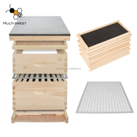Kit complet de ruche Langstroth à 10 cadres pour l'élevage des abeilles en Chine