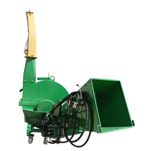 BX72 Tractor Aftakas Aangedreven Houtversnipperaar Tak Logger Chipper Met Hydraulische Voeden