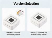 Carte de développement ESP32-S3 avec écran LCD de 0,85 pouce, résolution 128x128, double microphone intégré, prenant en charge le Wi-Fi 2,4 GHz et le BLE 5