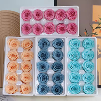 Roses Éternelles en Gros 4-5cm Grade B pour Décoration de Mariage & Fournitures de Luxe pour Centres de Table de Mariage