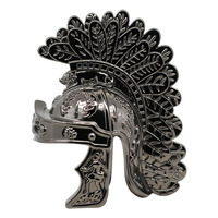 Özelleştirilmiş çinko alaşımı İtalya roma kask, roma turistik hediyelik eşya antika 3D Metal kask