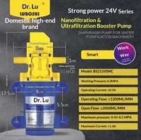 Pompe à eau auto-amorçante pour l'ultrafiltration, la nanofiltration et le RO, à débit réglable, petite pompe jaune, produits du fabricant