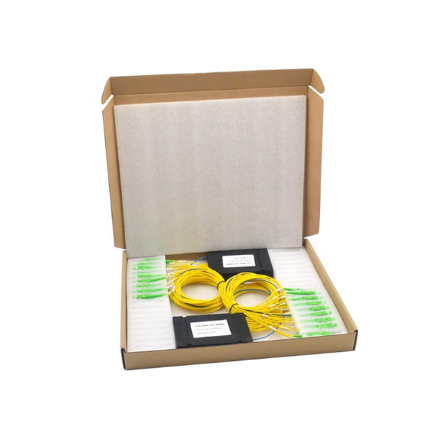 Unionfiber OEM/ODM FTTH ABS Box PLC Optical Splitter Repartiteur PLC Abs Cassette Fiber Splitter Wall Splice Box Abs Splitter