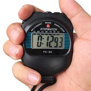 Classico <span class=keywords><strong>orologio</strong></span> da <span class=keywords><strong>cronometro</strong></span> sportivo LCD portatile professionale impermeabile digitale <span class=keywords><strong>con</strong></span> Timer a corda - Product Image 3