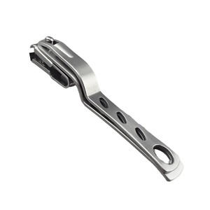 Long-handled stainless steel nail clippers with hollowed-out handle design, high-end household pedicure and manicure clippers. - Product Image 5