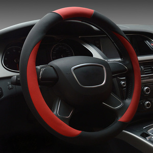 De <span class=keywords><strong>coser</strong></span> a mano de <span class=keywords><strong>coche</strong></span> negro de pvc cubierta de <span class=keywords><strong>volante</strong></span> - Product Image 6
