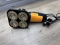 Super promotions support OEM 3800W 110V/220V meuleuse de sol en béton Portable rectifieuse à longue tige 4 disques diamantés