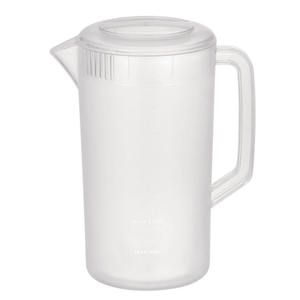<span class=keywords><strong>Pichet</strong></span> en <span class=keywords><strong>plastique</strong></span> PP givré de <span class=keywords><strong>5</strong></span> L avec couvercle, sans BPA, compatible lave-vaisselle, pour restaurant, cantine, fête - Product Image 4