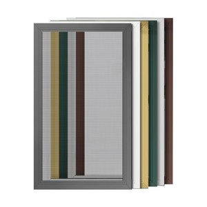 Marco de Acero Inoxidable, Malla Mosquitera Moderna para Ventana, Tamaño Personalizado, Resistente al Fuego, Lavable - Product Image 1