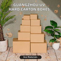 Boîtes Rigides Gaufrées en Matériaux Recyclés, Imprimées UV, Carton Rigide Estampé pour Logistique Postale Express – Vente en Gros Directe Usine Guangzhou