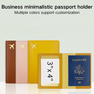 Logo personnalisé portefeuilles pour <span class=keywords><strong>passeport</strong></span> faux cuir porte-<span class=keywords><strong>passeport</strong></span> pu carte de crédit porte-<span class=keywords><strong>passeport</strong></span> couverture protecteur pour filles dame femme - Product Image 2