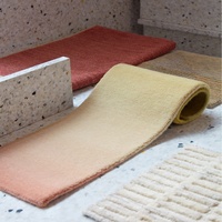 Tapis de salon de luxe de style européen en laine dégradée, grande taille, antidérapant