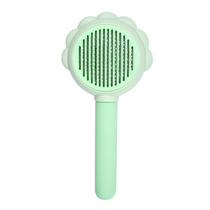 Peine de flores pequeñas para mascotas, peine de limpieza de belleza para gatos y peine para perros para limpieza de cabello y flotador, suministros para mascotas, juguete - Product Image 1