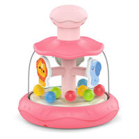 Jouet carrousel à presser pour faire tourner, pour les tout-petits de 0 à 6 ans, jouets éducatifs Montessori, modèle de cheval de Troie de table, jeu OEM, jouets pour bébés