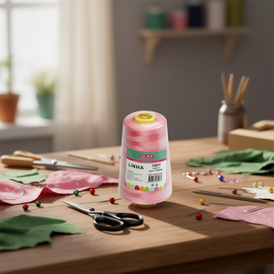 Ilan <b>Sewing</b> Thread 3060Y 40S/2 Polyester Pink Color 12pcs <b>Box</b> Packaging - Product Image 2